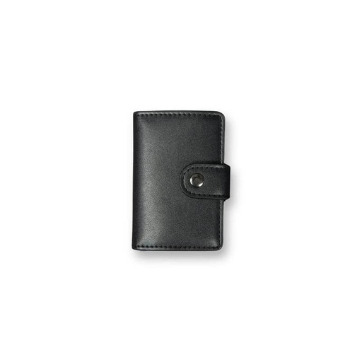 REINE -  Set of RFID Card Holder, Key Chain and Pen - Black