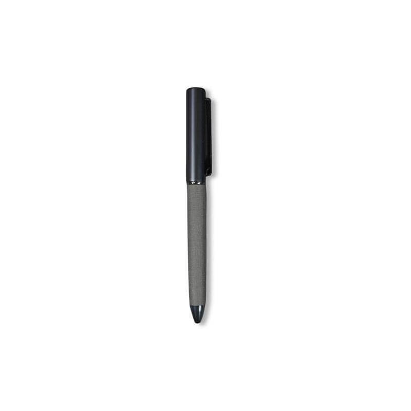 LENZEN - SANTHOME - Set of Notebook, Pen and USB Key Chain - Black