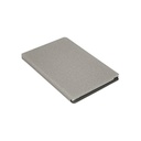 TESSIN - SANTHOME - Set of Notebook, Pen and Card Holder - Grey