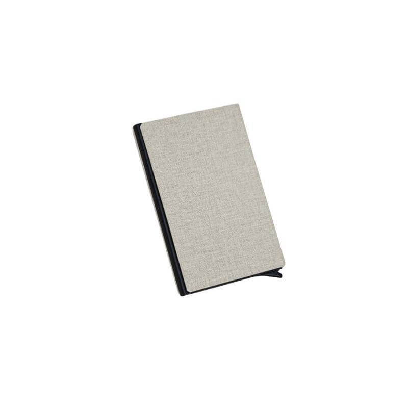 TESSIN - SANTHOME - Set of Notebook, Pen and Card Holder - Grey