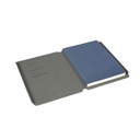 TESSIN - SANTHOME - Set of Notebook, Pen and Card Holder - Navy Blue