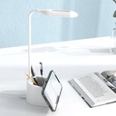 ALMERE - Giftology 3 in 1 Desk Lamp with 15W  Wireless Charger & Pen Holder  - White