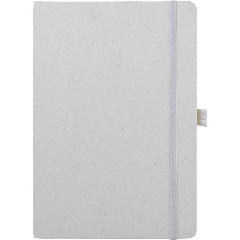 ABULA - eco-neutral A5 Fruit Paper Hard Cover Notebook & Ball Pen - Corn