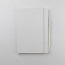 ABULA - eco-neutral A5 Fruit Paper Hard Cover Notebook & Ball Pen - Corn