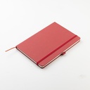 ABULA - eco-neutral A5 Fruit Paper Hard Cover Notebook & Ball Pen - Cherry