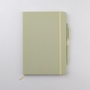 ABULA - eco-neutral A5 Fruit Paper Hard Cover Notebook & Ball Pen - Kiwi