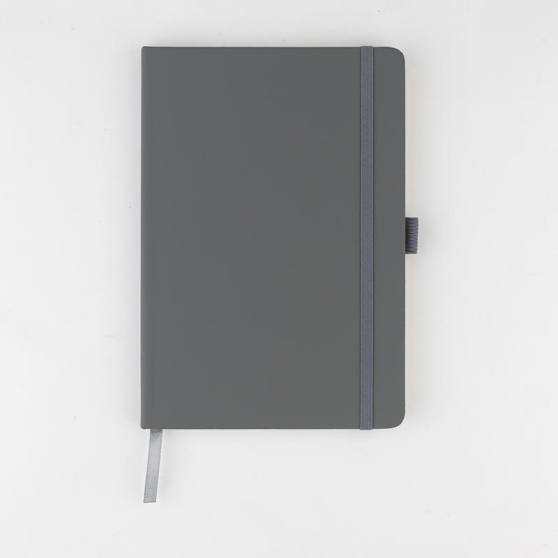 JURSI - A5 PU Cover Notebook - Grey