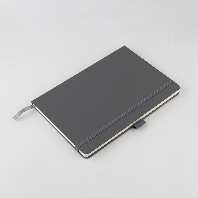 JURSI - A5 PU Cover Notebook - Grey