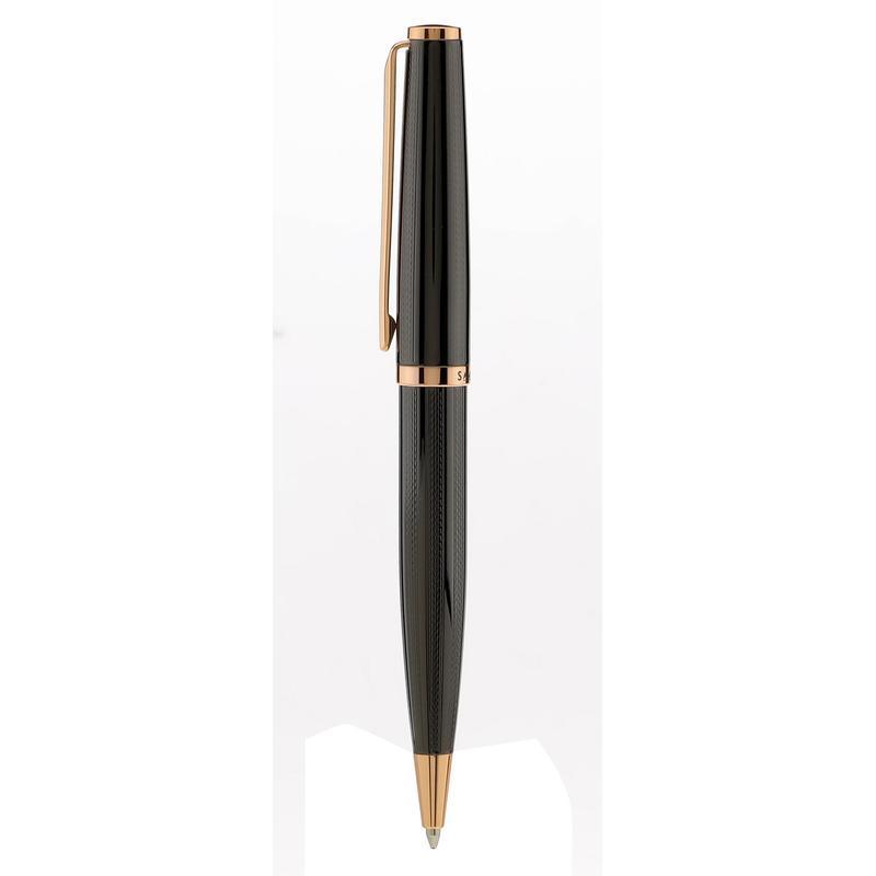 ZORY - Gift Set of Roller and Ball Pen (Black/Rose Gold)