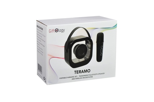 TERAMO - Portable Karaoke Speaker Set with Wireless Microphone