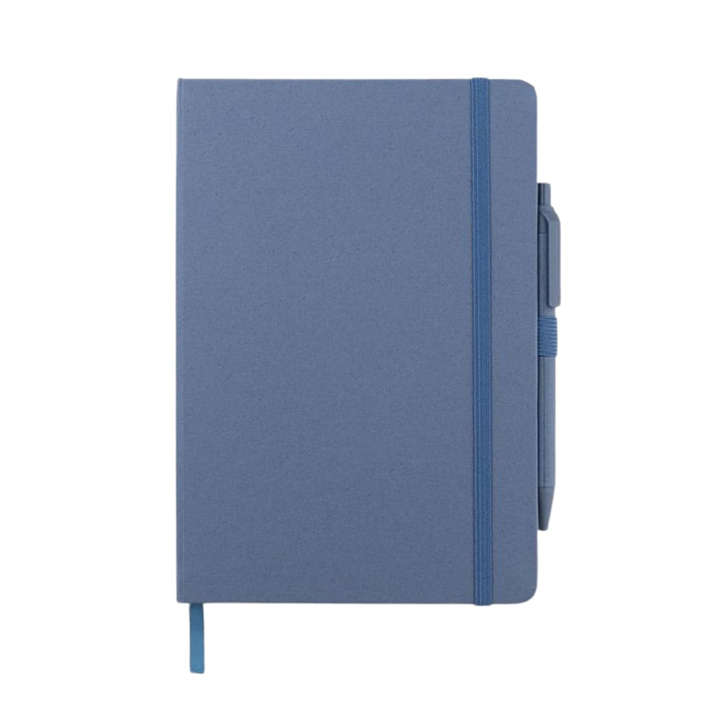 ABULA - eco-neutral® A5 Hard Cover Notebook & Pen Set - Lavender Paper