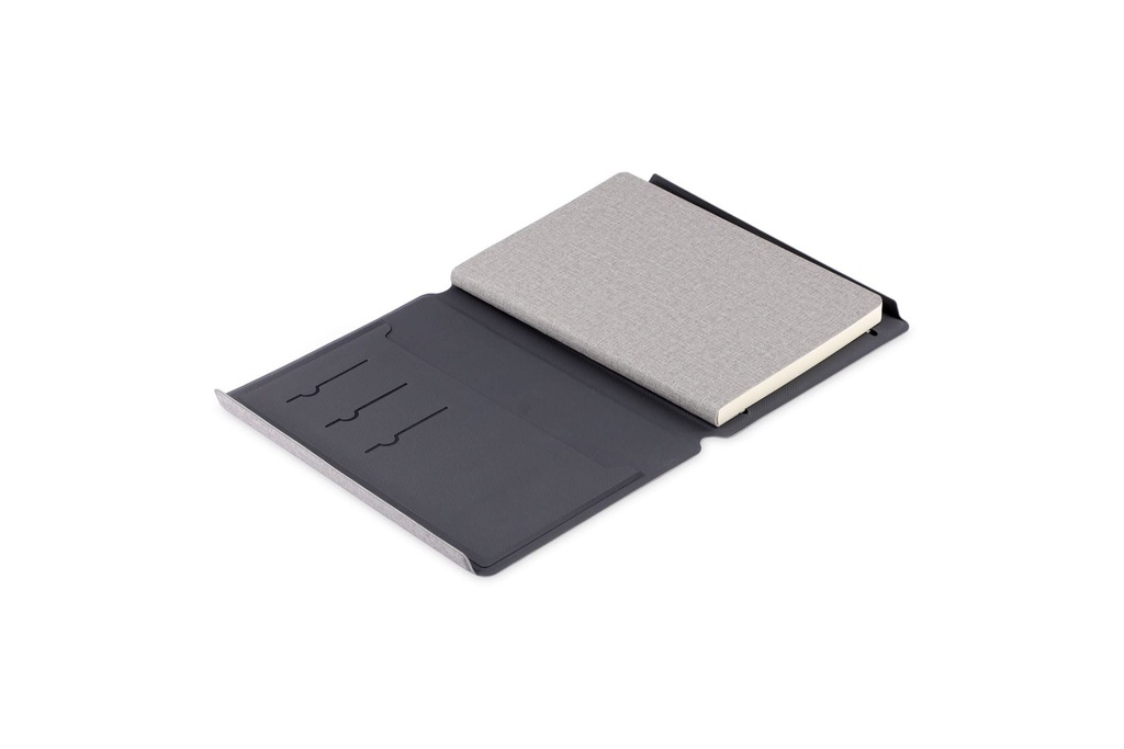 CHANGE ZERO Sustainable Gift Set with Refillable Notebook, Pen & Cardholder - Grey