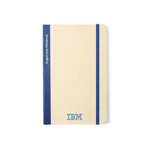 BUREN - eco-neutral Sugarcane Paper A5 Notebook - Navy Blue