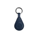 CROSS Leather Airtag Key Ring - Blue