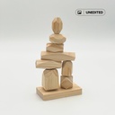 BIRCH - Wood Balancing Rocks Game with Pouch