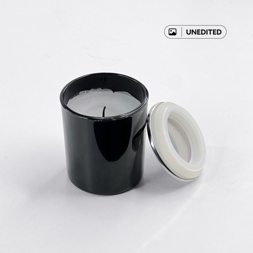 SHAMS - Lavender Scented Candle with Metal Lid - Black 