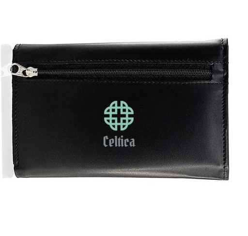 SERRIOA Real Leather Ladies Wallets Black