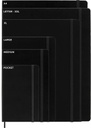 Moleskine Hard Cover, Medium Size Ruled Notebook - Black