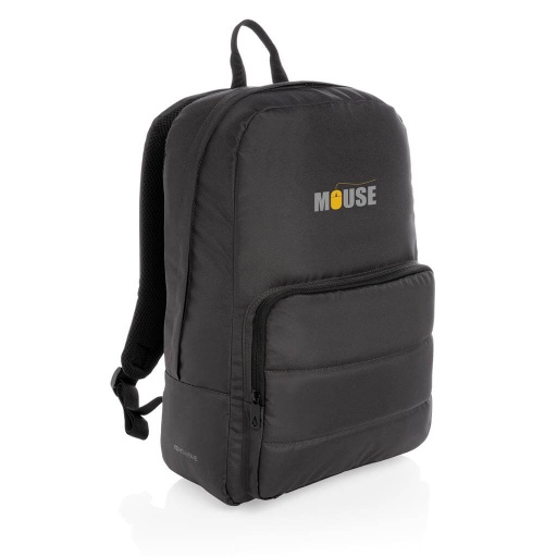 Impact AWARE™ RPET Basic 15.6" Laptop Backpack - Black