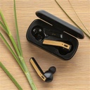 BEBRA - XD Bamboo Free Flow TWS Earbuds in Charging Case - Black