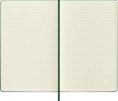 Moleskine Classic Large Ruled Hard Cover Notebook - Myrtle Green