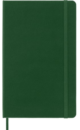 Moleskine Classic Large Ruled Hard Cover Notebook - Myrtle Green