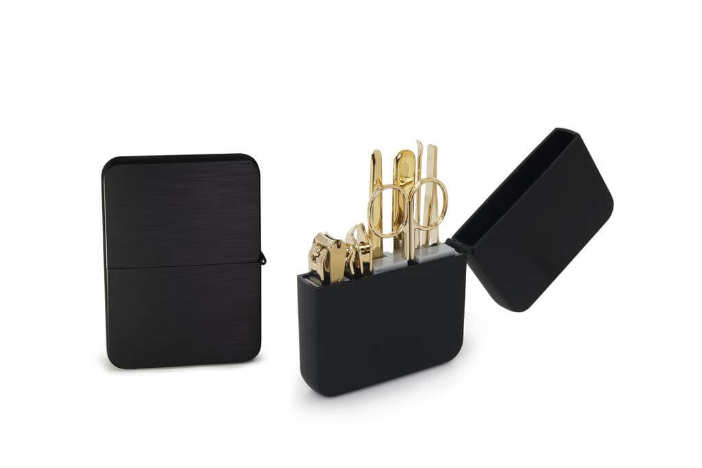 CHELLES - Premium Grooming / Manicure Set - Gold