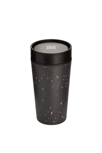 Circular Cup 12oz Black & Cosmic Black