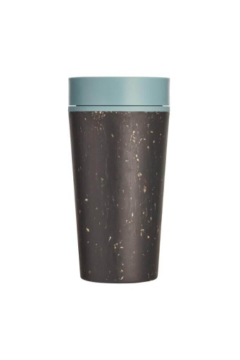 Circular Cup 12oz Black & Faraway Blue