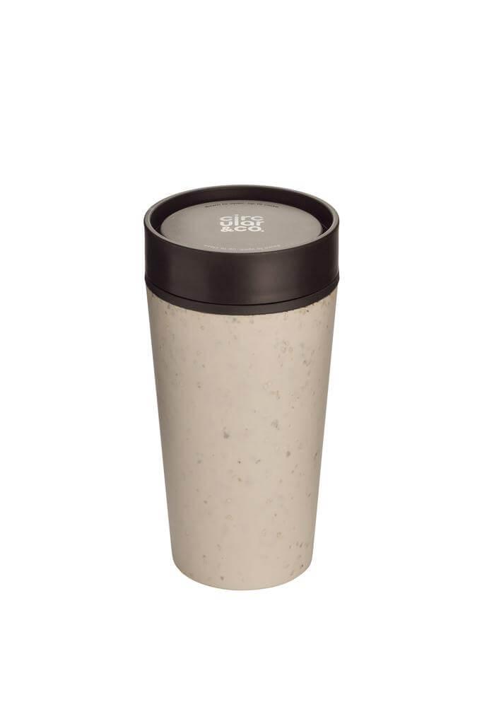 Circular Cup 12oz Cream & Cosmic Black