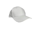 [HWSN 522] TARTU - 6 Panel Heavy Brushed Cotton Cap - White