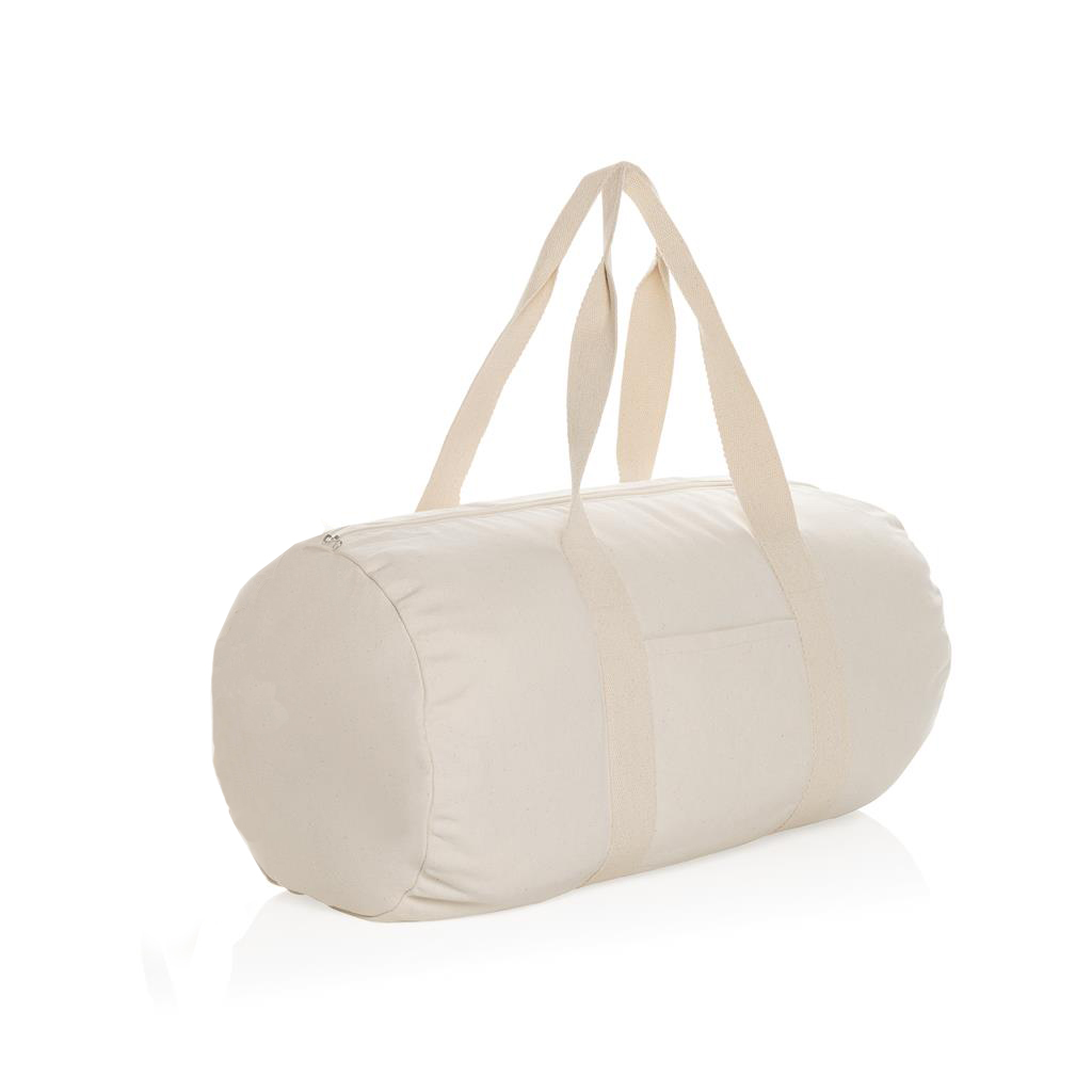 MARIBO - Recycled Cotton Duffle Bag - Natural