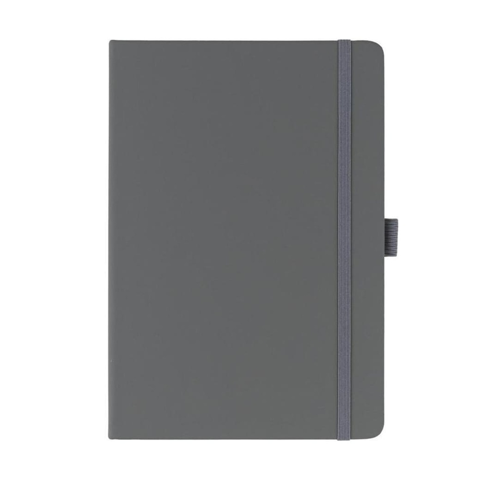 JURSI - Giftology A5 PU Notebook with Pen Loop - Grey