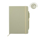 [NBEN 5252] ABULA - eco-neutral® A5 Hard Cover Notebook & Pen Set - Kiwi Paper