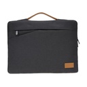 [LSSN 2175] SALCEA - Santhome® 15" Laptop Sleeve - Black/Tan