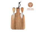[CCEN 6101] CUCINA - eco-neutral® Wooden Serving Board with 2 Knives