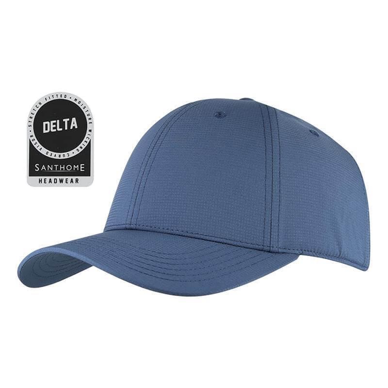 DELTA - Santhome® DryNCool® Performance Stretch-Fitted Cap - Air Force Blue