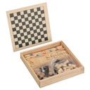 [WNEN 9182] SAURIS - eco-neutral 4-in-1 Wooden Games Box