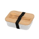 [LBHL 6103] CORNETO - Hans Larsen Glass Lunch Box with Bamboo Cutlery