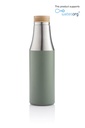 R-BREDA - CHANGE Collection Recycled Insulated Water Bottle - Green