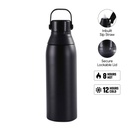 [DWHL 3268] EVORA - Hans Larsen Double Wall Stainless Steel Vacuum Bottle - 750ml - Black