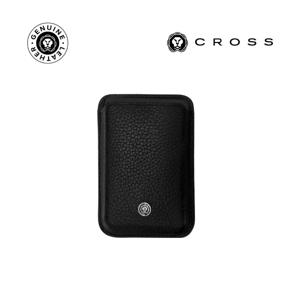 CROSS Pebble Leather Magsafe Wallet - Black