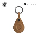[LACR 2035] CROSS Leather Airtag Key Ring - Mocha