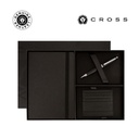 Cross Calais™ Ballpoint Pen with Notebook and Cardholder Gift Set - Black