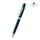 [WICR 5377] Cross Coventry Blue Lacquer with Polished Chrome Appointments Ballpoint Pen (Blue Ink) 