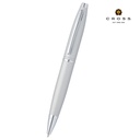 Cross Calais™ Satin Chrome with Polished Chrome Appointments Ballpoint Pen (Blue Ink)