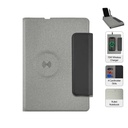 [ITFO 1299] MagFolio - Santhome A5 PU Portfolio with 15W MagSafe Wireless Charger - Grey 