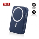 Maglite 10K - 10000 mAh Magnetic Wireless Power Bank - Navy Blue 