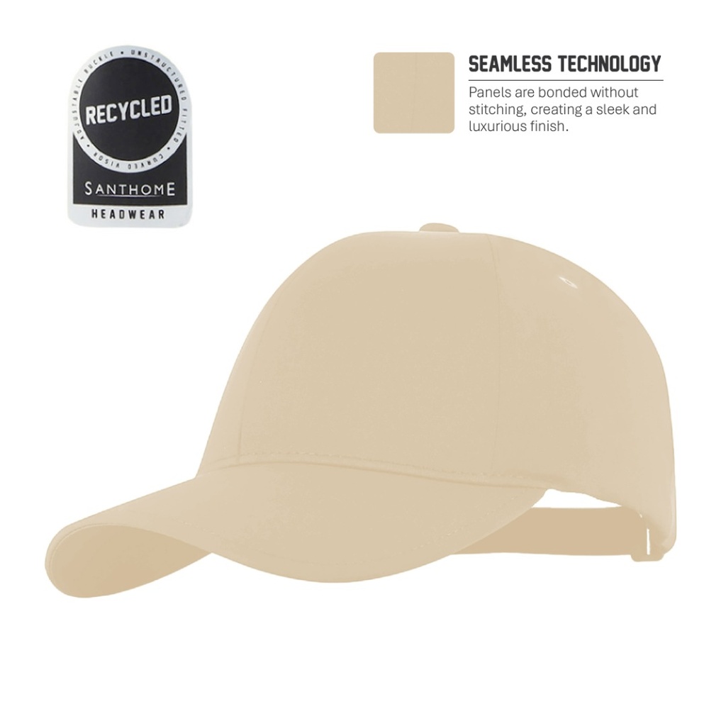 PEAK - Santhome® DryNCool® Advanced Seamless 6-Panel Cap - Sand