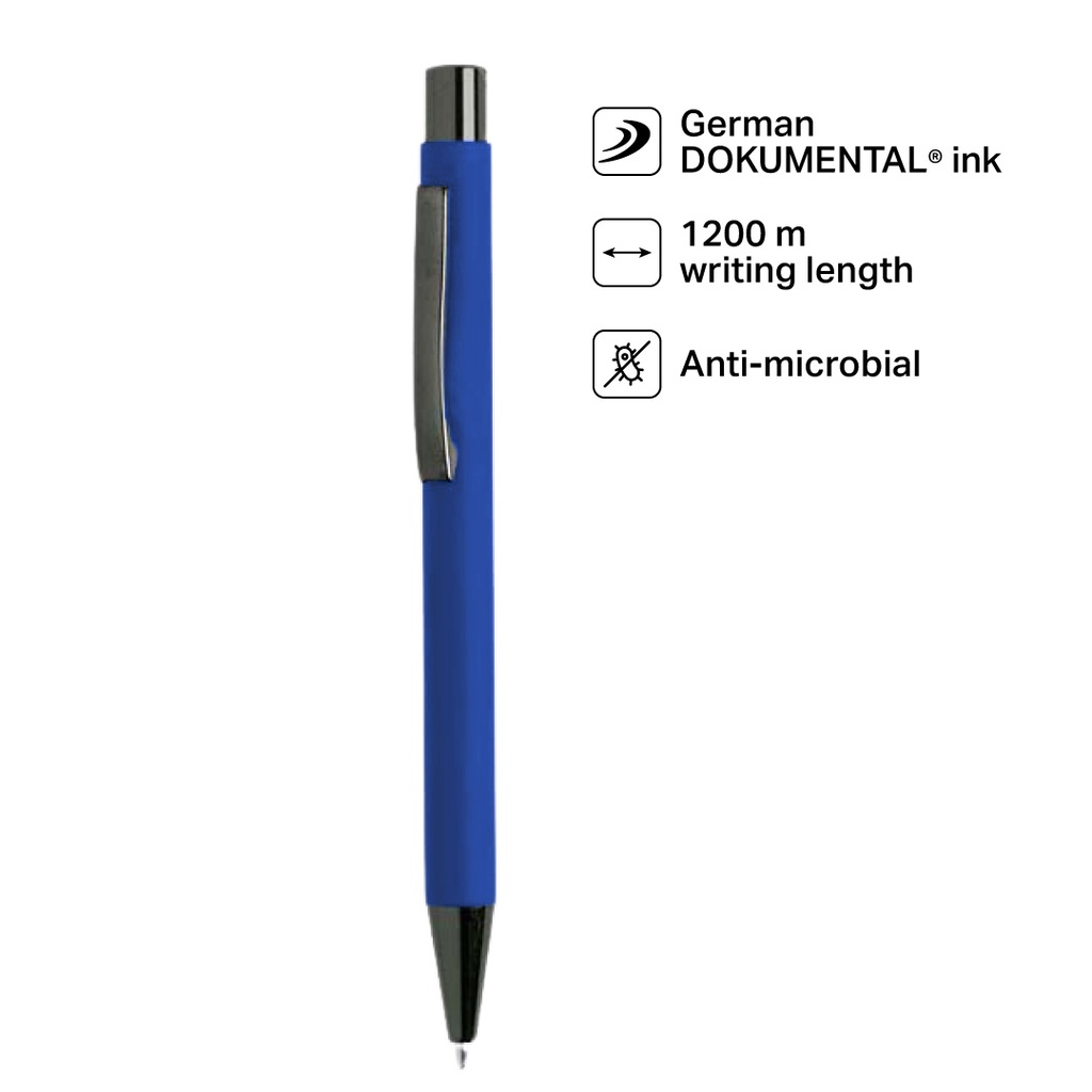 BILLUND - Giftology Metal Ballpen - Blue (Anti-bacterial)
